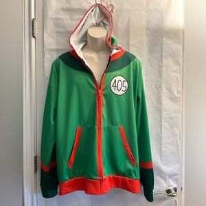 Hunter X hunter cosplay zip up Anime style hoodie zip up jacket Sz-L.  V18